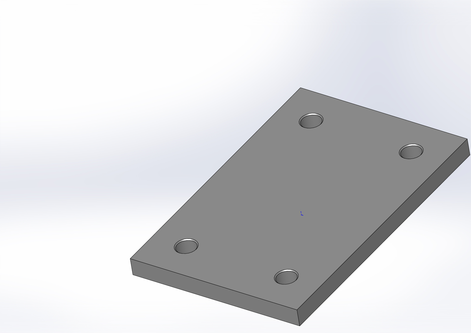 Top plate f/stand for mixer (Thiel)